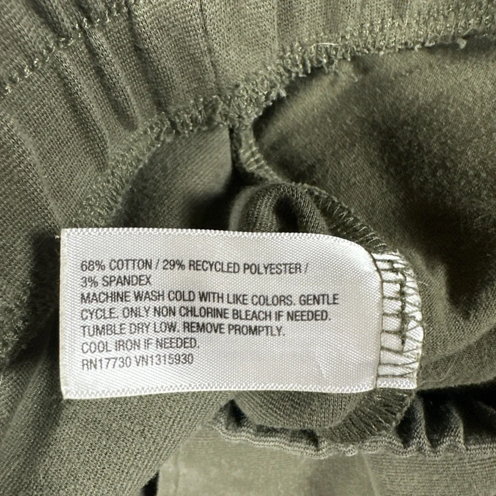 Quiet Luxury Old Money Pull On Crop Pants Olive XXL A New Day Pockets